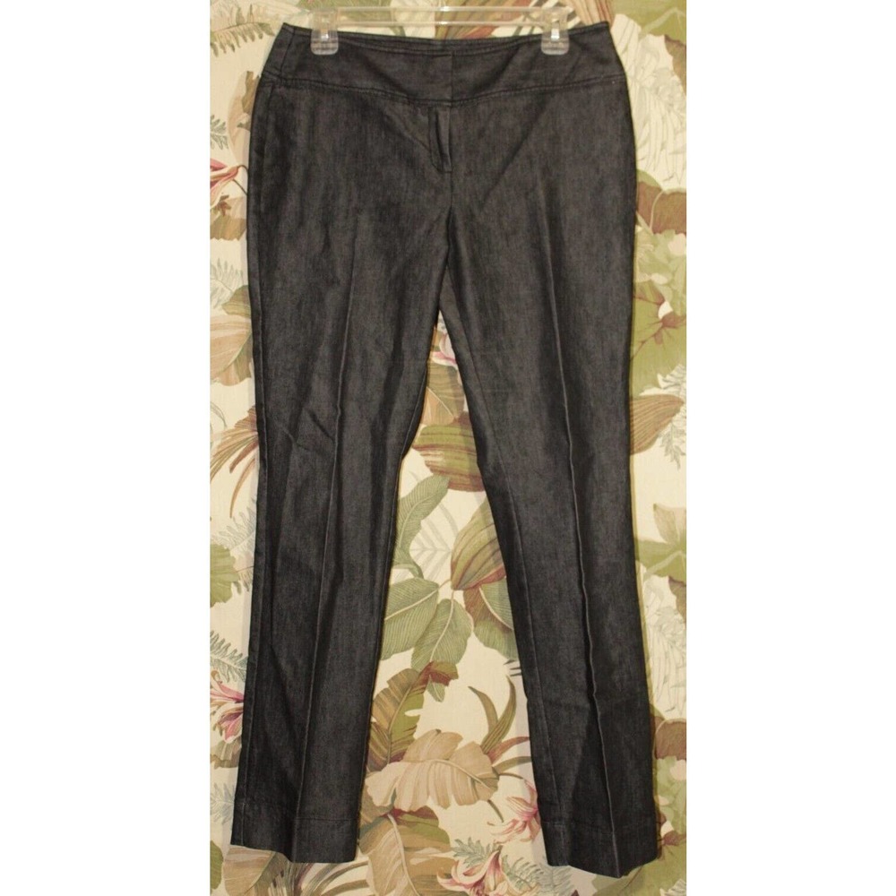 Women's Kenneth Cole Reaction Dark Wash Denim Work Dress Pants Jeans Size 6